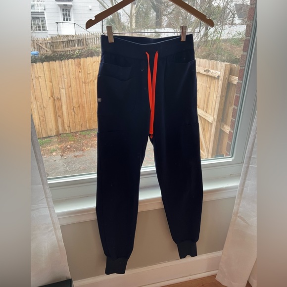 Figs Super High Waisted/Skinny Joggers - Navy - Picture 2 of 2